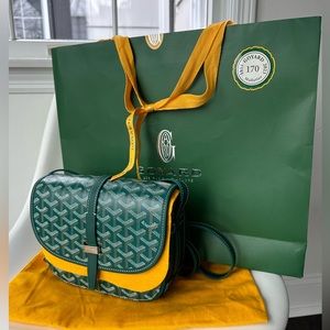 100% Authentic GOYARD
New Goyardine Belvedere II PM Green
